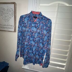 Gemmalki Floral Blue Men's Top